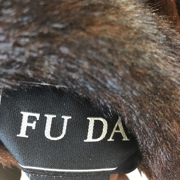 FUDA Faux Fur Coat Jacket Fu Da - Picture 5 of 8